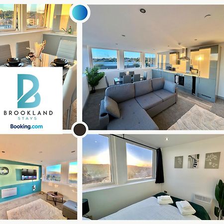 Yeadon 2 Bedroom With Stunning Sunset View, Free Parking And Wifi By Brookland Stays מראה חיצוני תמונה